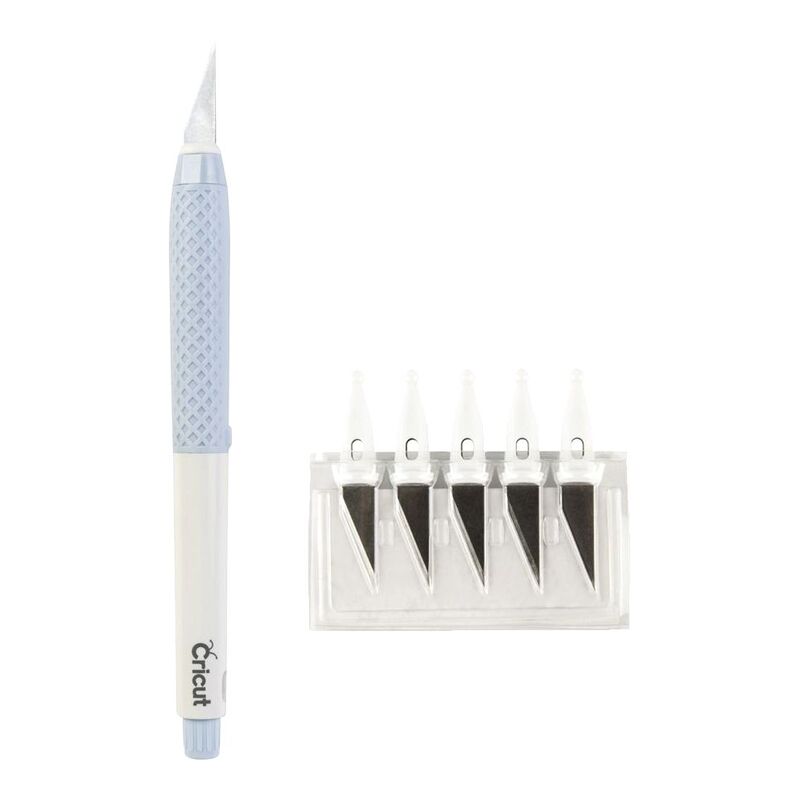 Cricut Truecontrol Knife Kit Blue - With 5X Spare Blades Cricut Truecontrol Knife Kit Blue - With 5X Spare Blades
