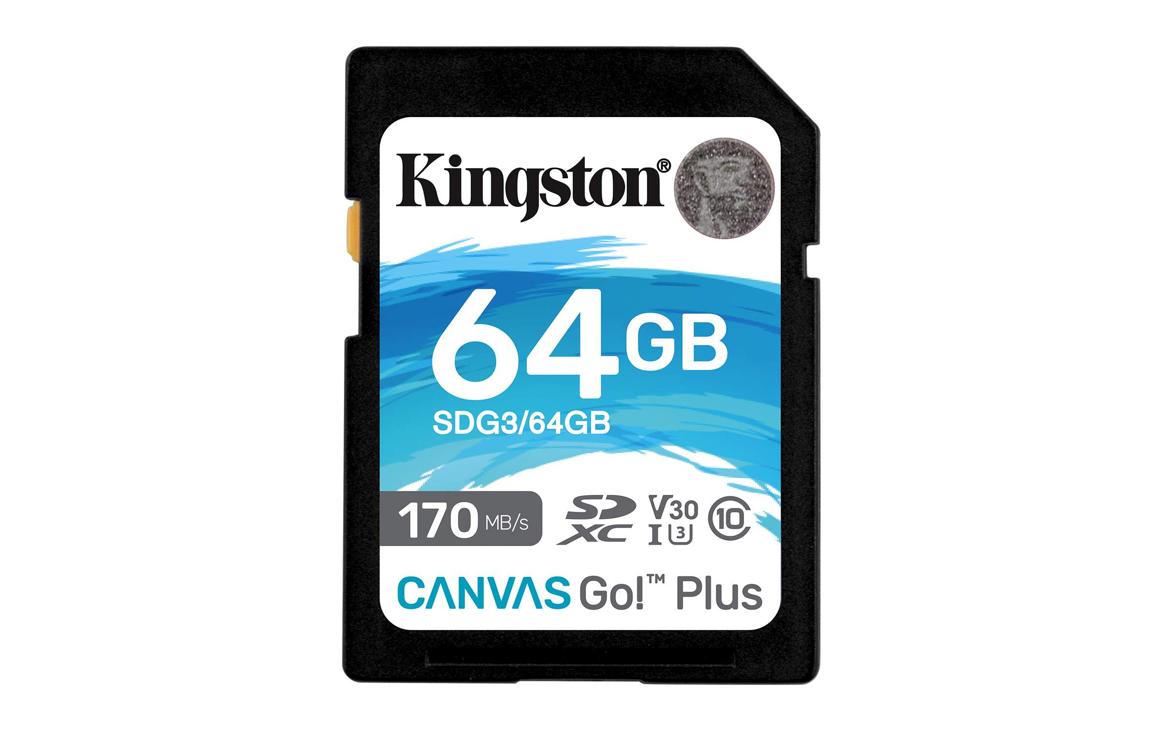 Kingston 64GB Canvas Go Plus UHS-I SDXC Memory Card