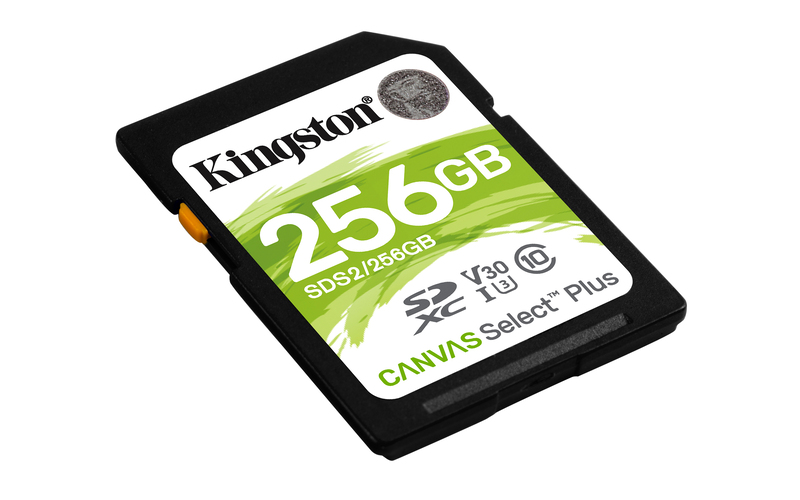 Kingston 256GB Canvas Select Plus UHS-I SDXC Memory Card