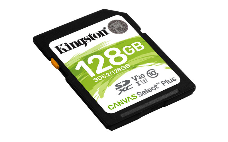 Kingston 128GB Canvas Select Plus UHS-I SDXC Memory Card