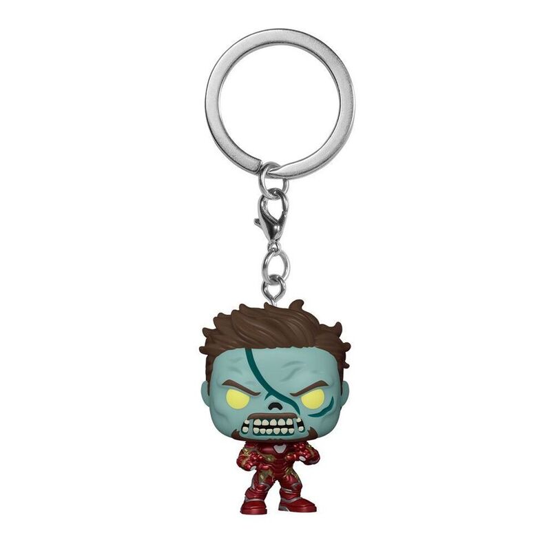 Funko Pop Marvel What If Season 2 Zombie Iron Man Vinyl Keychain