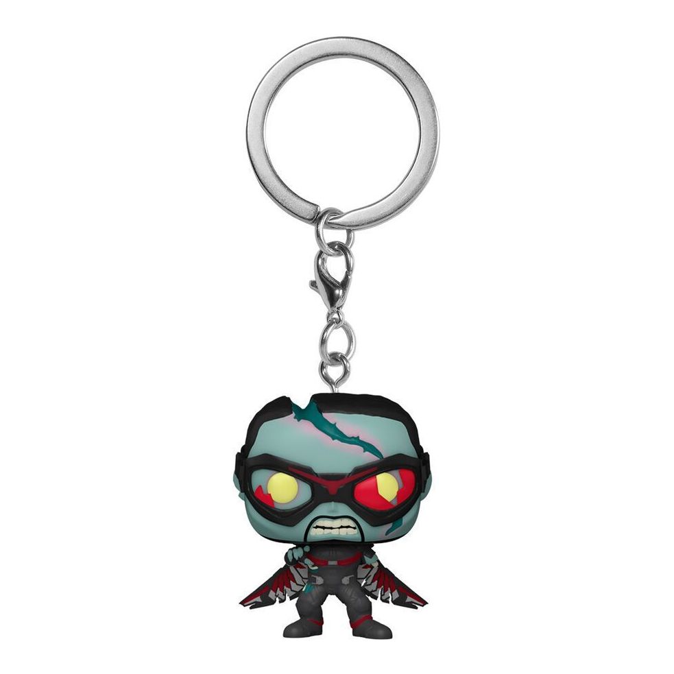 Funko Pop Marvel What If Season 2 Zombie Falcon Vinyl Keychain