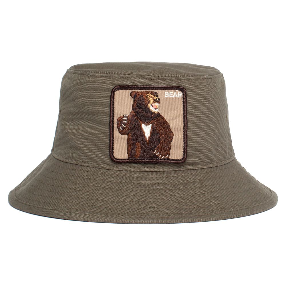 Goorin Bros Fighting Bear Bucket Hat Olive