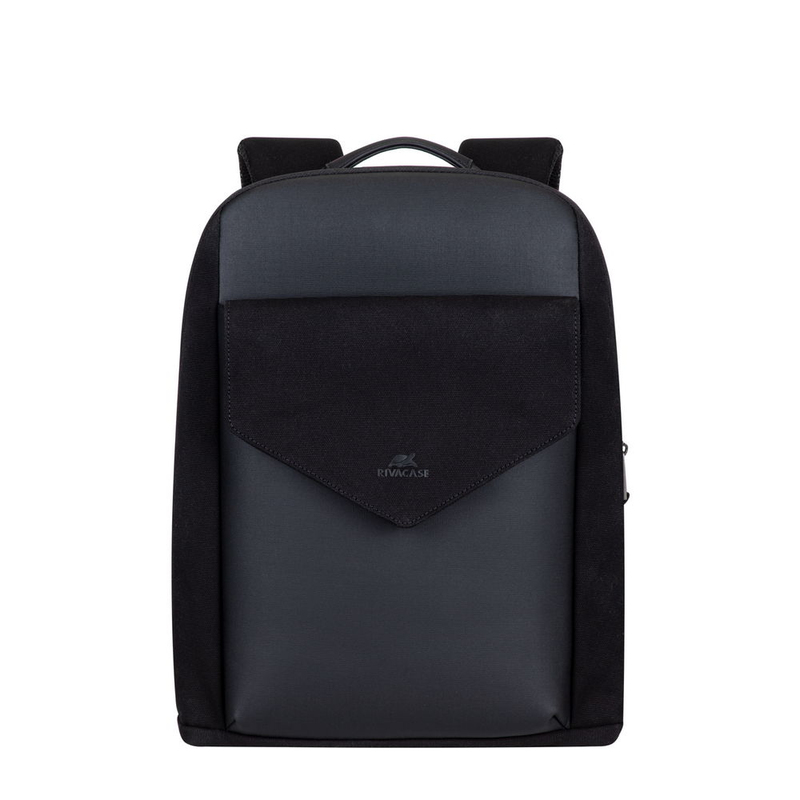 Rivacase 8524 Black Canvas Urban Backpack 14-Inch