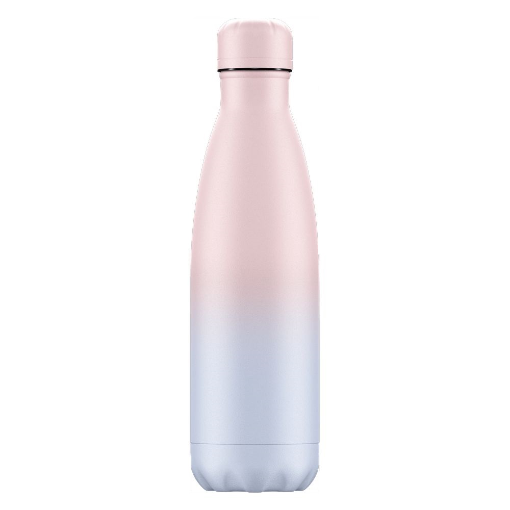 Chilly's Bottles Gradient Stainless Steel Water Bottle Blush 500ml