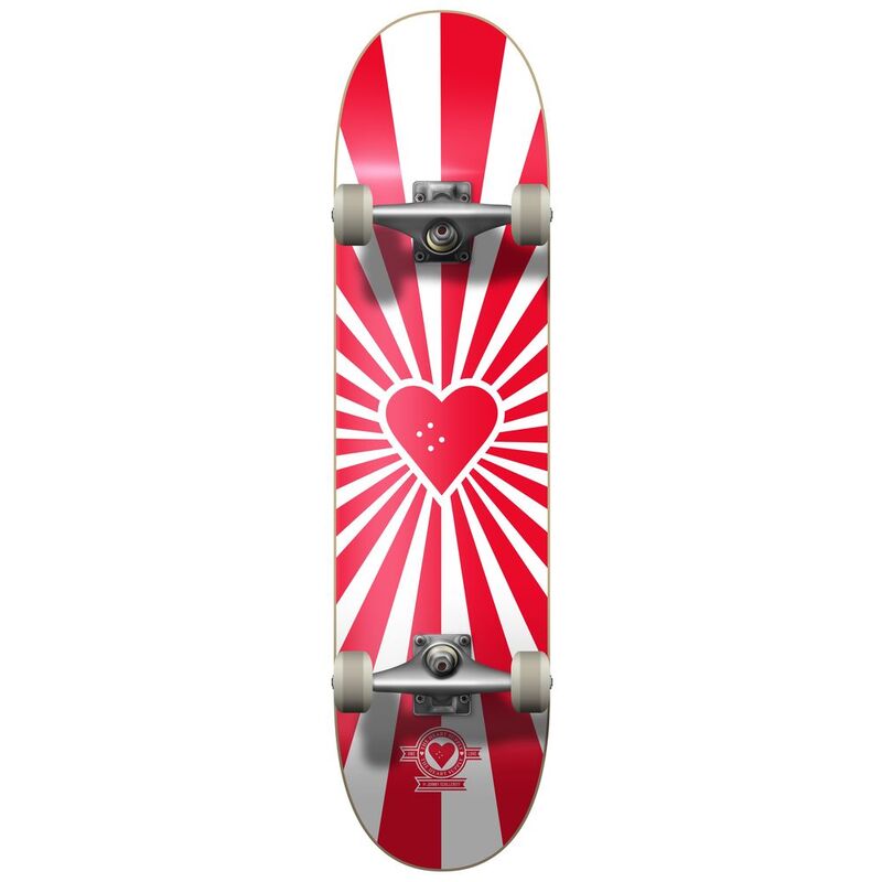 The Heart Supply Burst Complete Skateboard Red (31-Inch x 8-Inch) The Heart Supply Burst Complete Skateboard Red (31-Inch x 8-Inch)