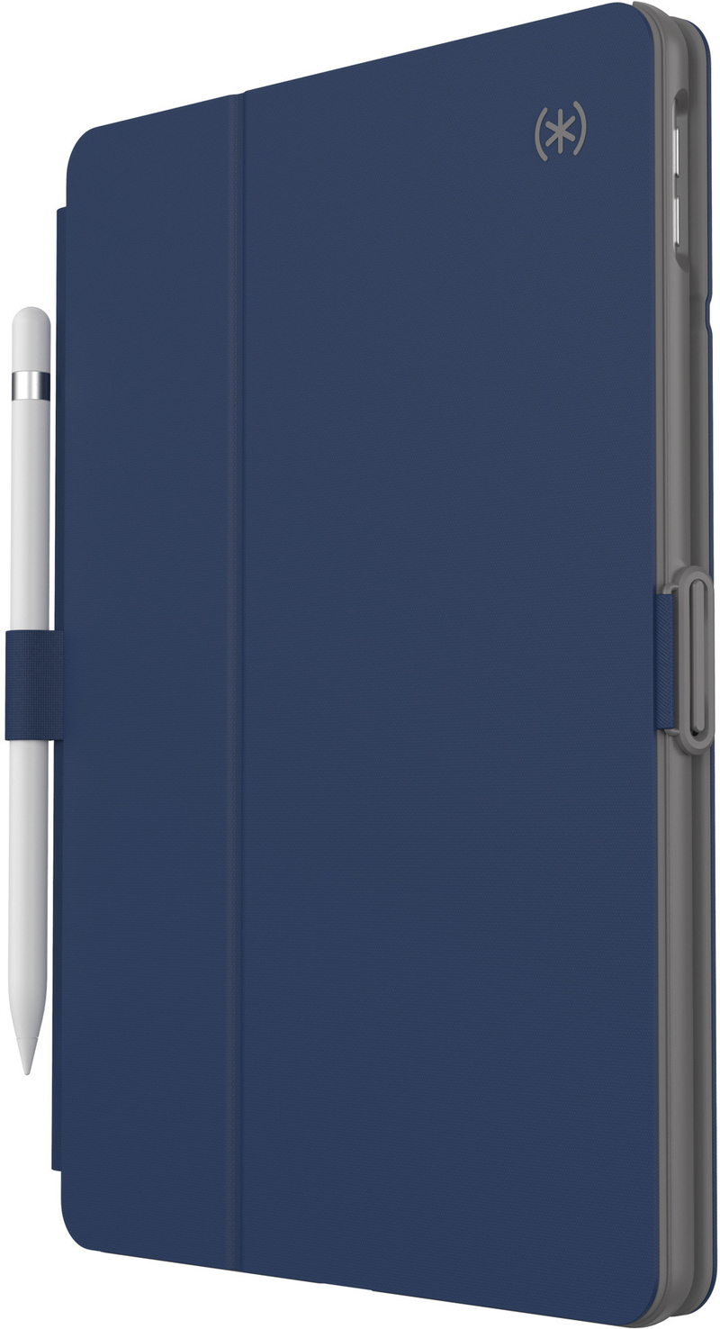 Speck Balance Folio Case With Microban for iPad 10.2 2019-21 Arcadia Navy/Moody Grey