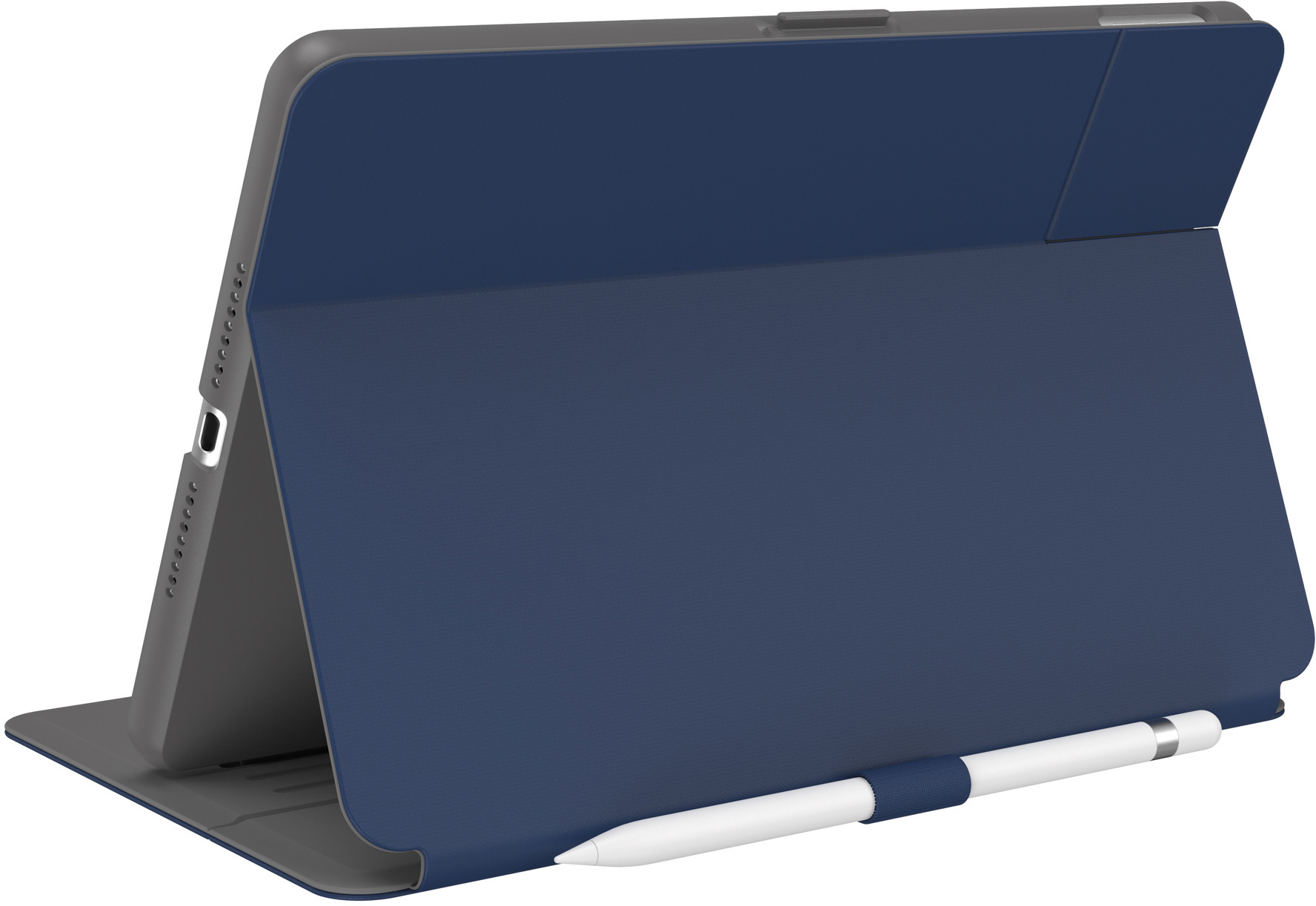 Speck Balance Folio Case With Microban for iPad 10.2 2019-21 Arcadia Navy/Moody Grey