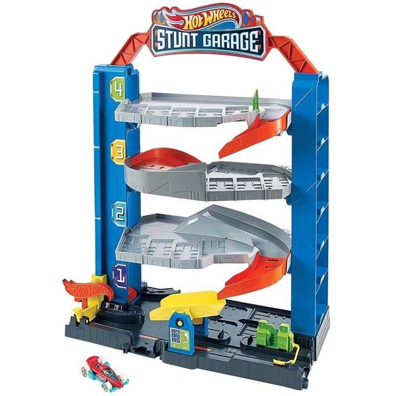 Hot Wheels Stunt Garage Toy Car Playset GNL70