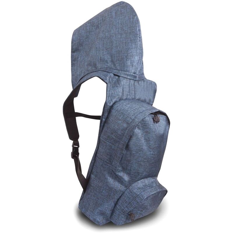 Morikukko School Hooded Backpack Navy Denim Morikukko School Hooded Backpack Navy Denim
