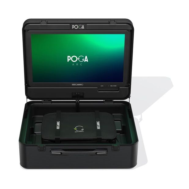 IndiGaming Poga Arc 19-Inch Portable Monitor - Black