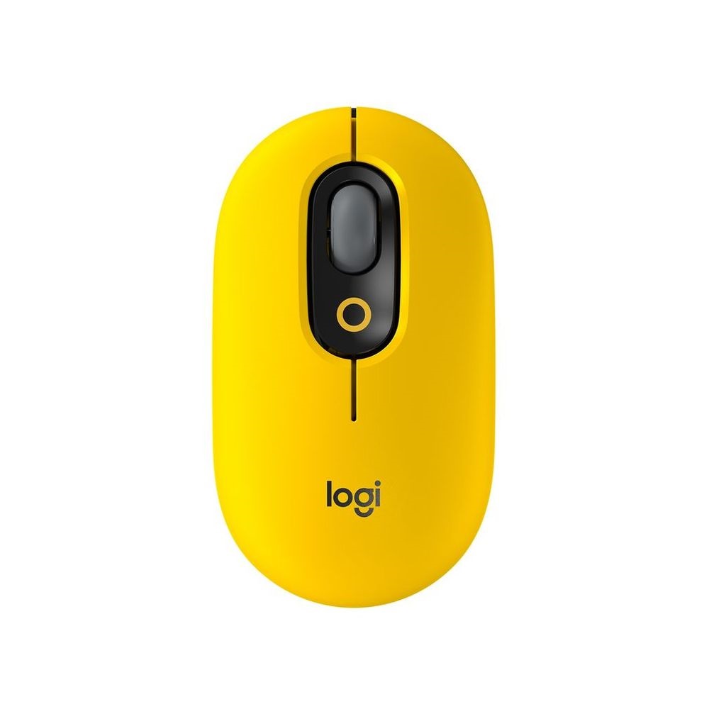 Logitech 910-006546 Pop Mouse with Emoji Blast Yellow Wireless Mouse