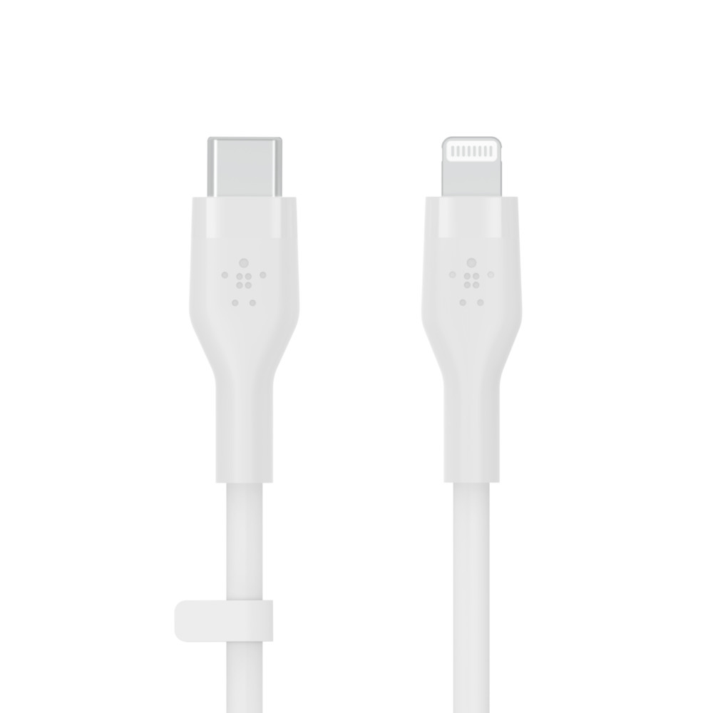 Belkin BoostCharge Flex USB-C Cable with Lightning Connector 1m - White