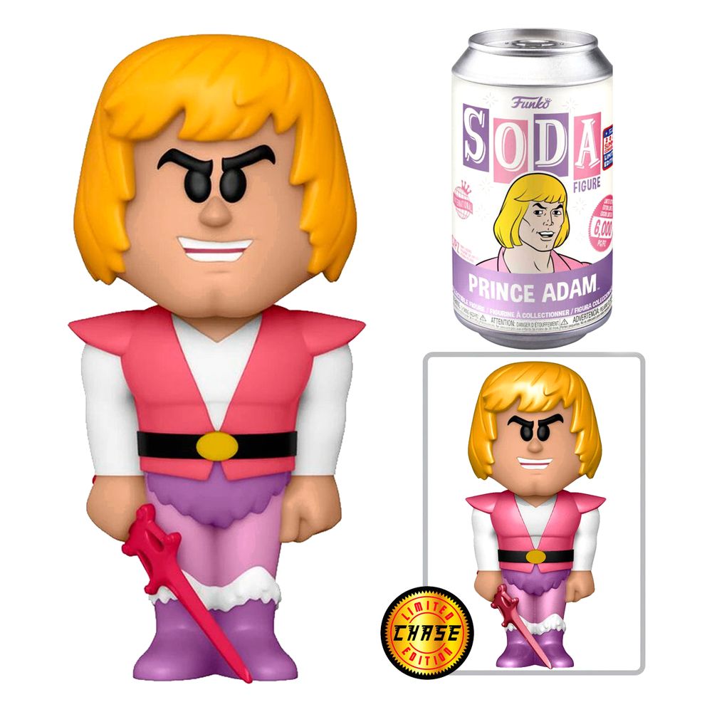 Funko Pop! Vinyl Soda Motu Prince Adam Metallic 4.25-Inch Vinyl Figure (With Chase*)