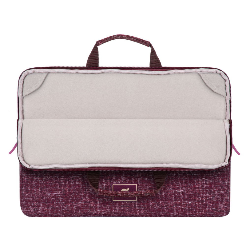 Rivacase 7913 Laptop Sleeve 13.3-inch with Handles - Burgundy Red