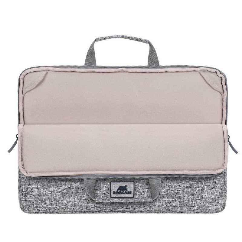 Rivacase 7915 Laptop Sleeve 15.6-inch with Handles - Light Grey