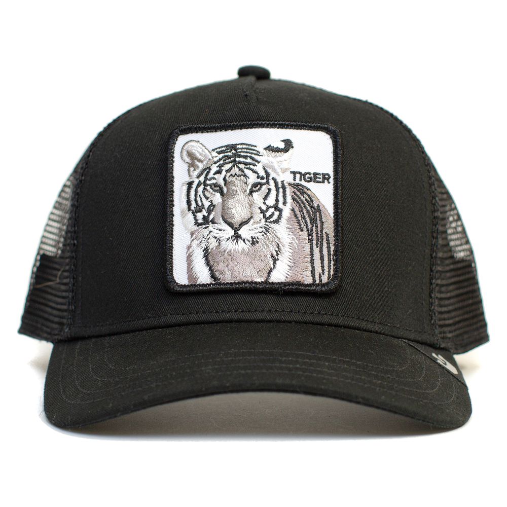 Goorin Bros The White Tiger Unisex Trucker Cap - Black