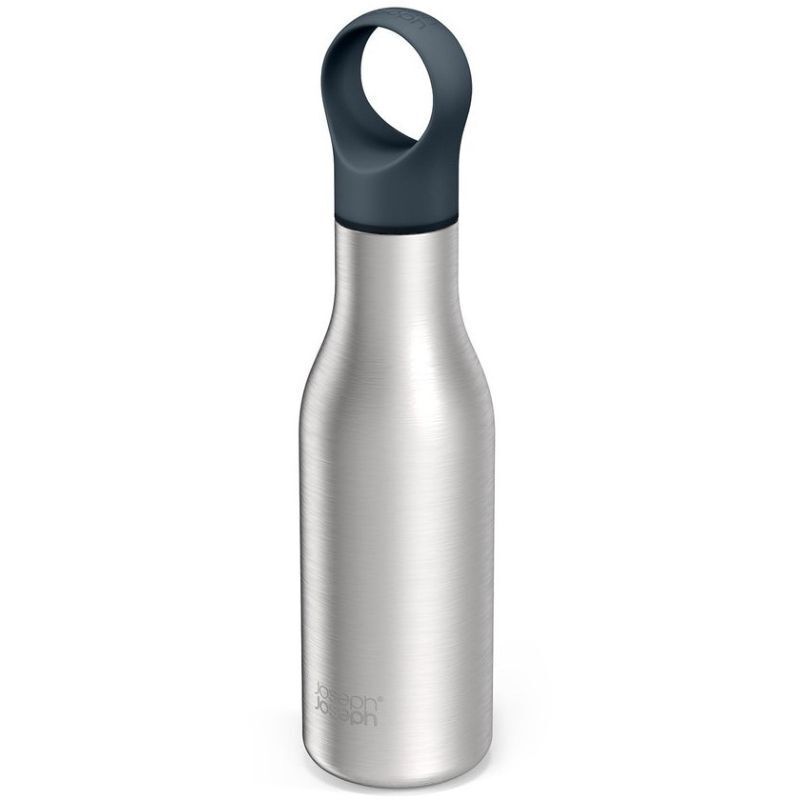 Joseph Joseph Loop Water Bottle Brushed/Anthracite 500ml/17oz