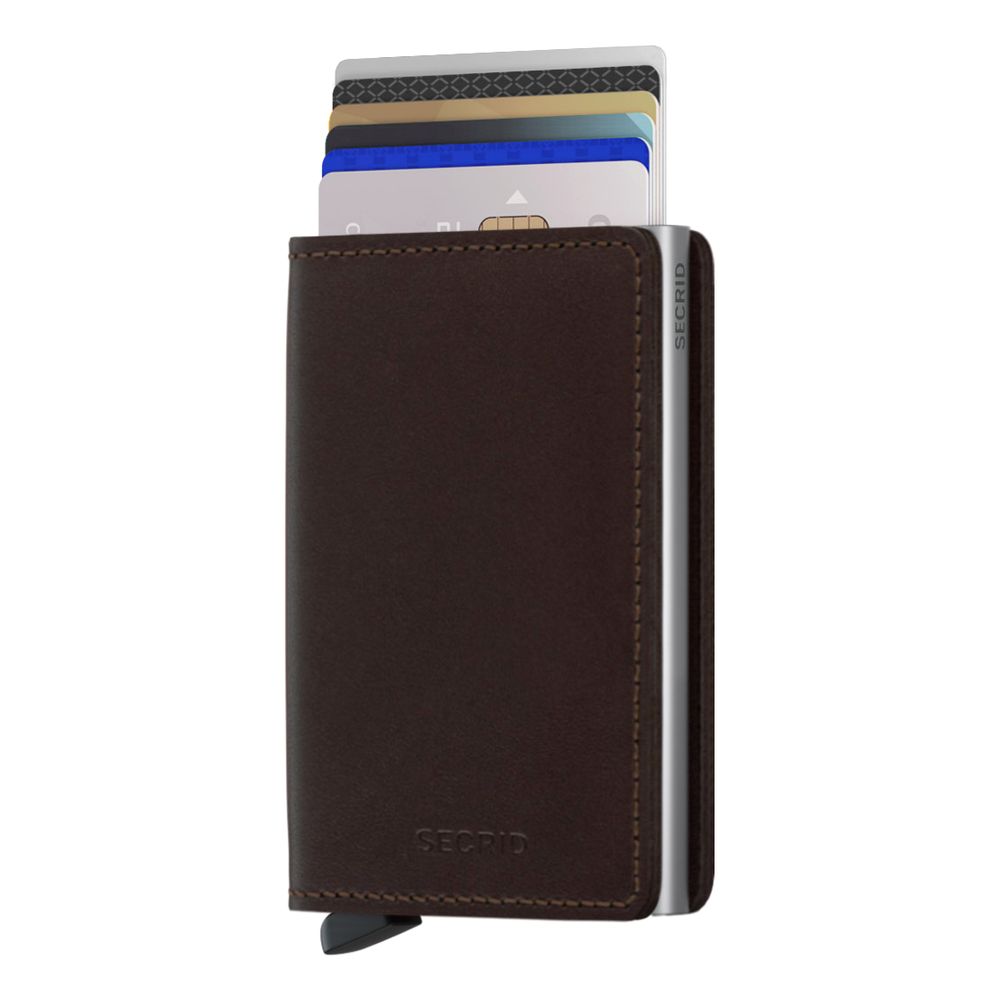 Secrid Slimwallet - Original Leather - Brown