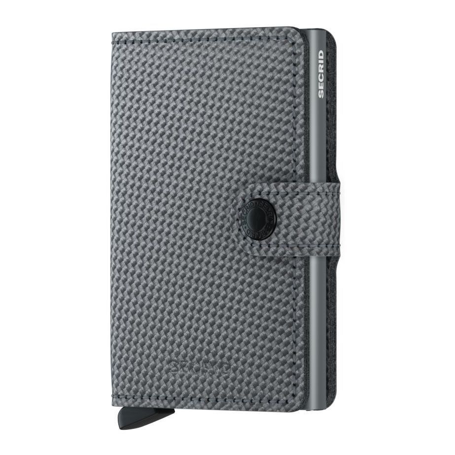 Secrid Miniwallet - Carbon Leather - Cool Grey