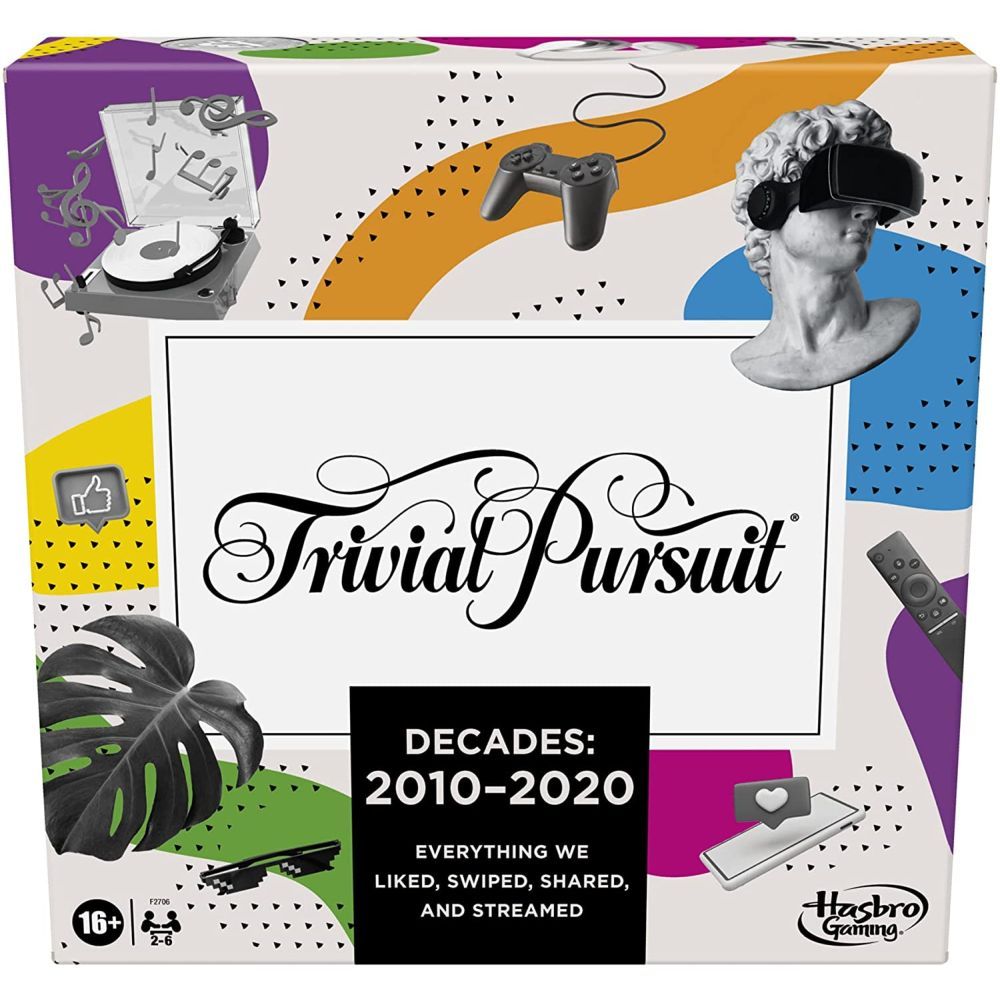 Hasbro Gaming Trivial Pursuit Decades 2010-2020 Board Game