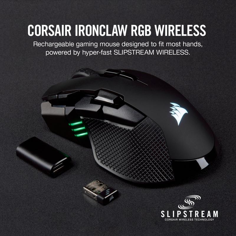 Corsair Ironclaw RGB Wireless Gaming Mouse