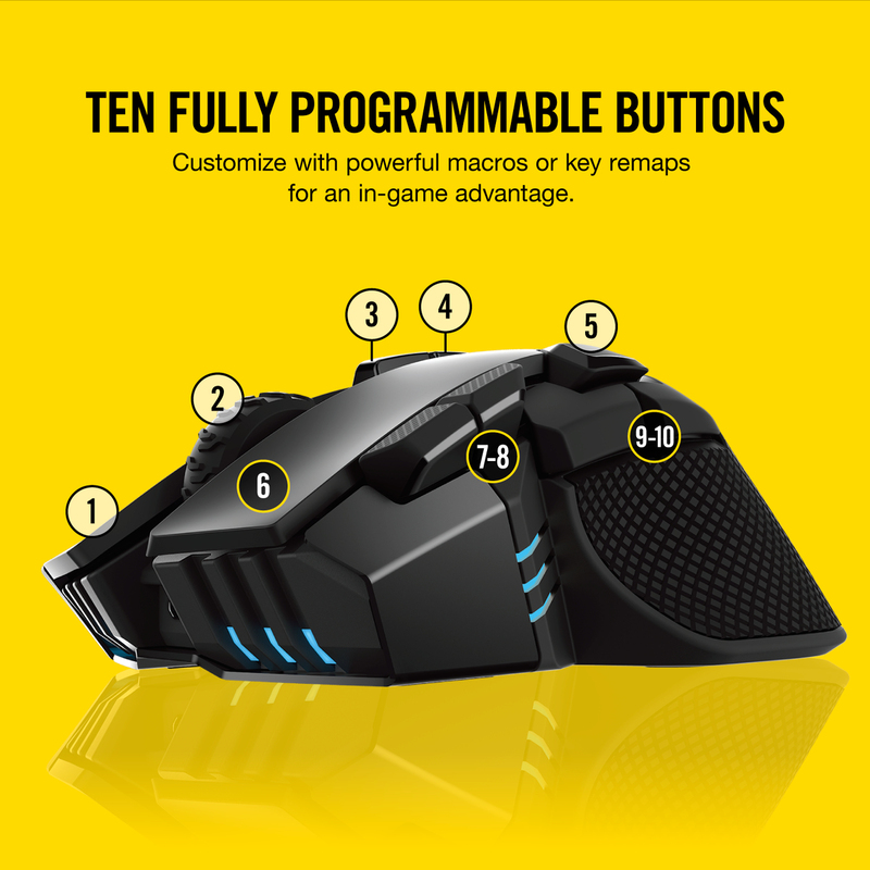 Corsair Ironclaw RGB Wireless Gaming Mouse