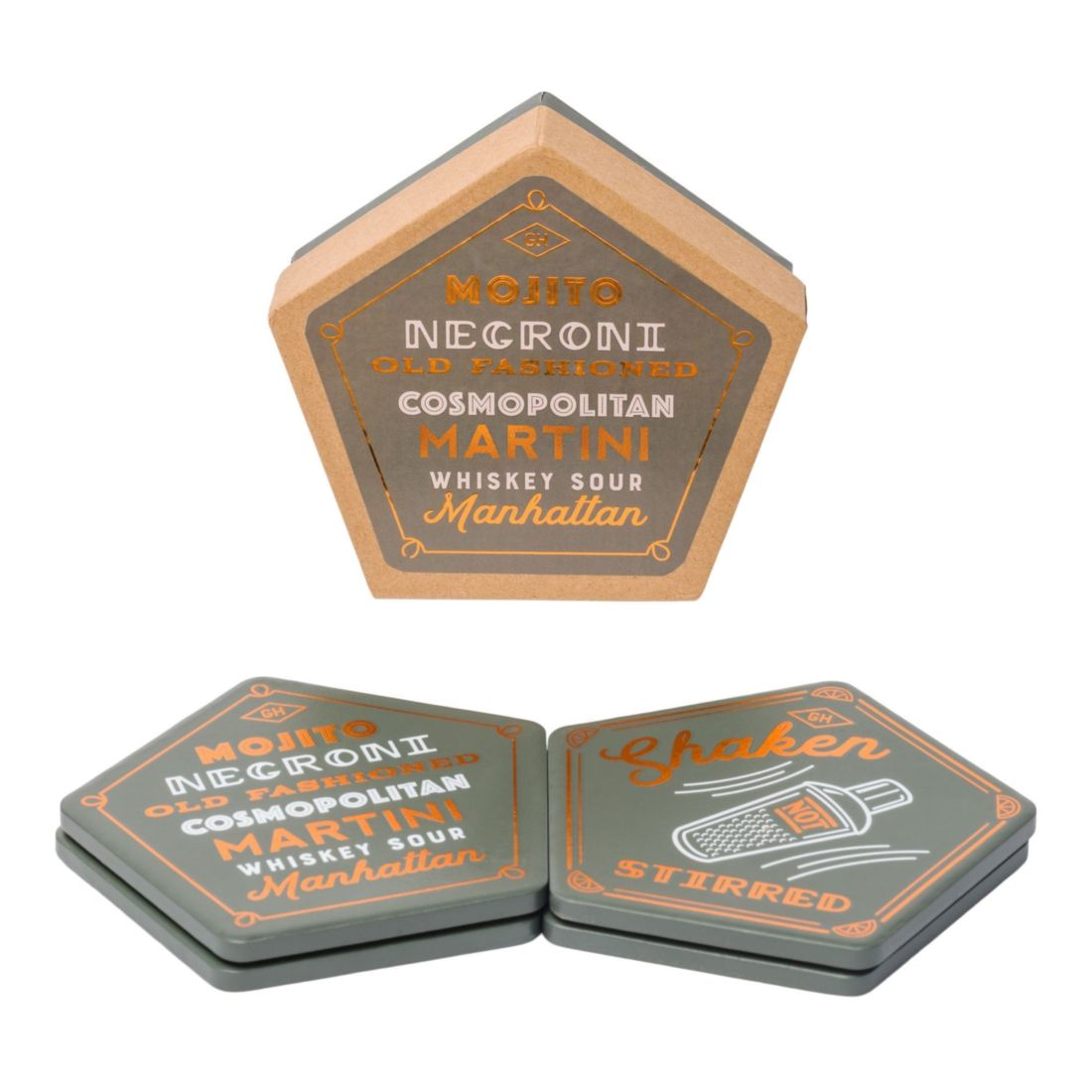 Gentlemen's Hardware Coasters Cocktail