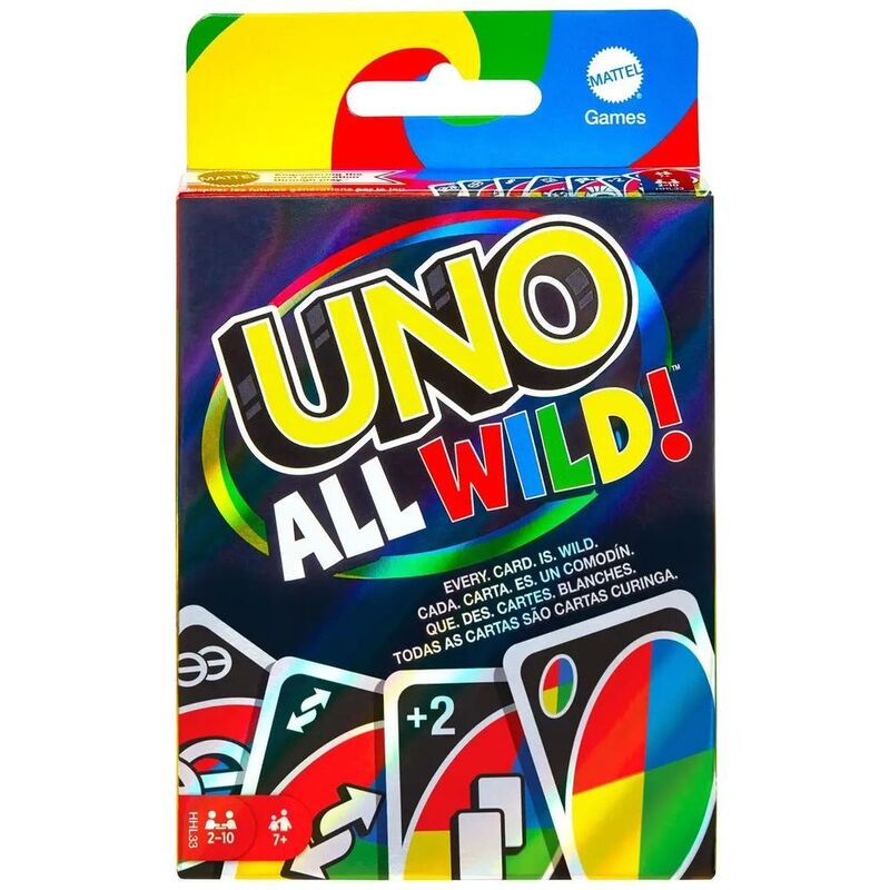 Mattel Games Uno All Wild Card Game Hhl33