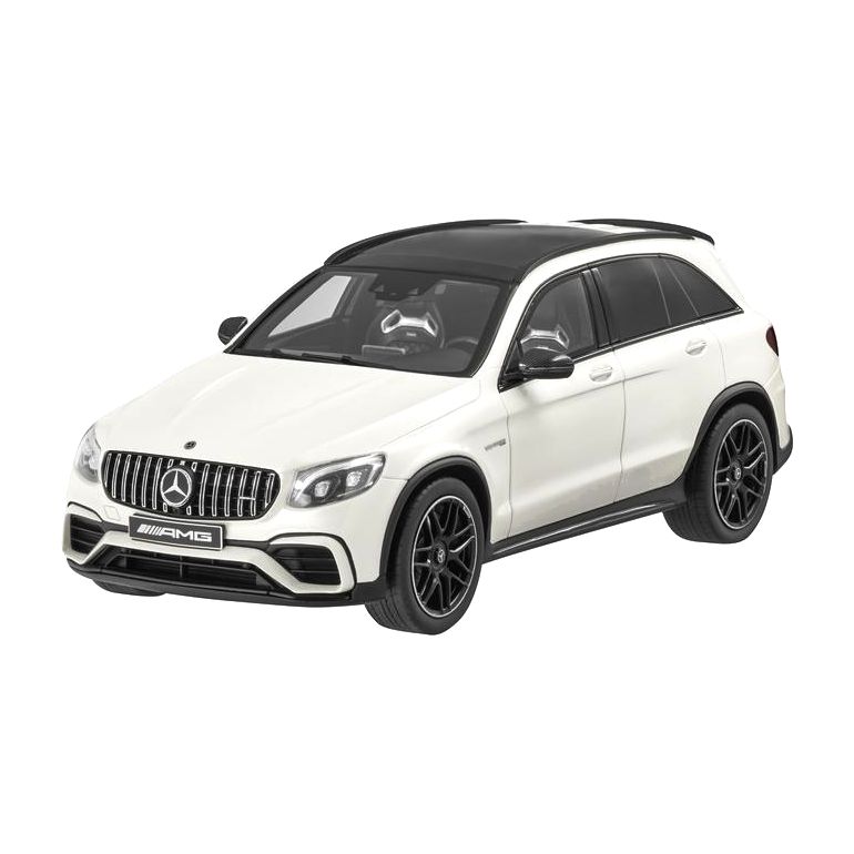 Norev Mercedes-Benz GLC63 AMG SUV X253 GT Spirit 1.18 Die-Cast Model - Diamond White Bright