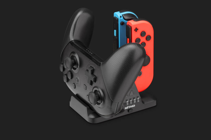 NiTHO Nintendo Switch Dual Charger Pro