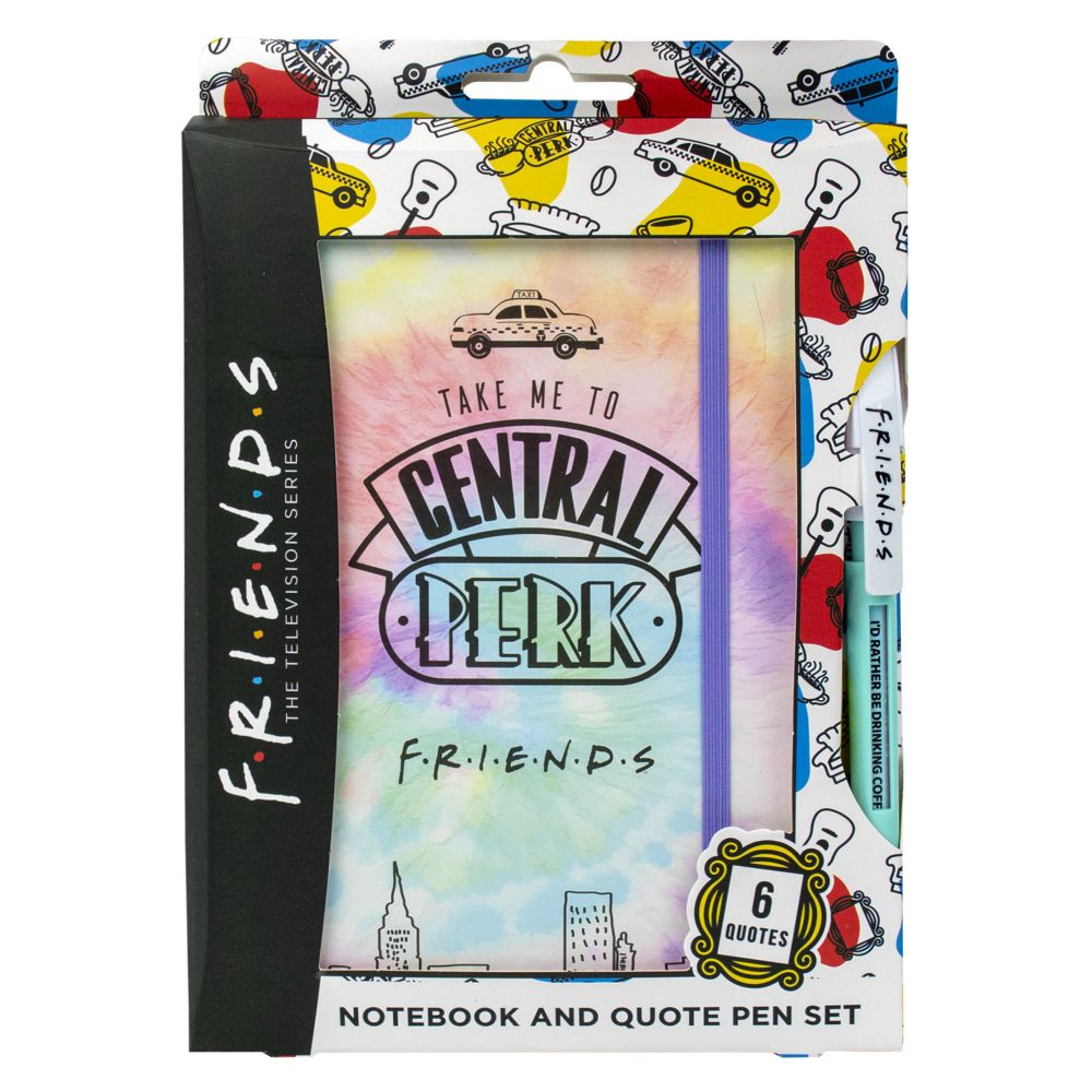 Blue Sky Designs Friends Notebook & Pen Set Tie Dye