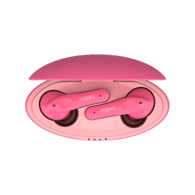 Belkin SOUNDFORM Nano True Wireless Earbuds for Kids - Pink