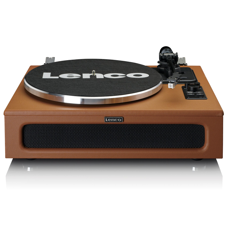 Lenco LS-430BN Turntable With Built-In Speakers Brown