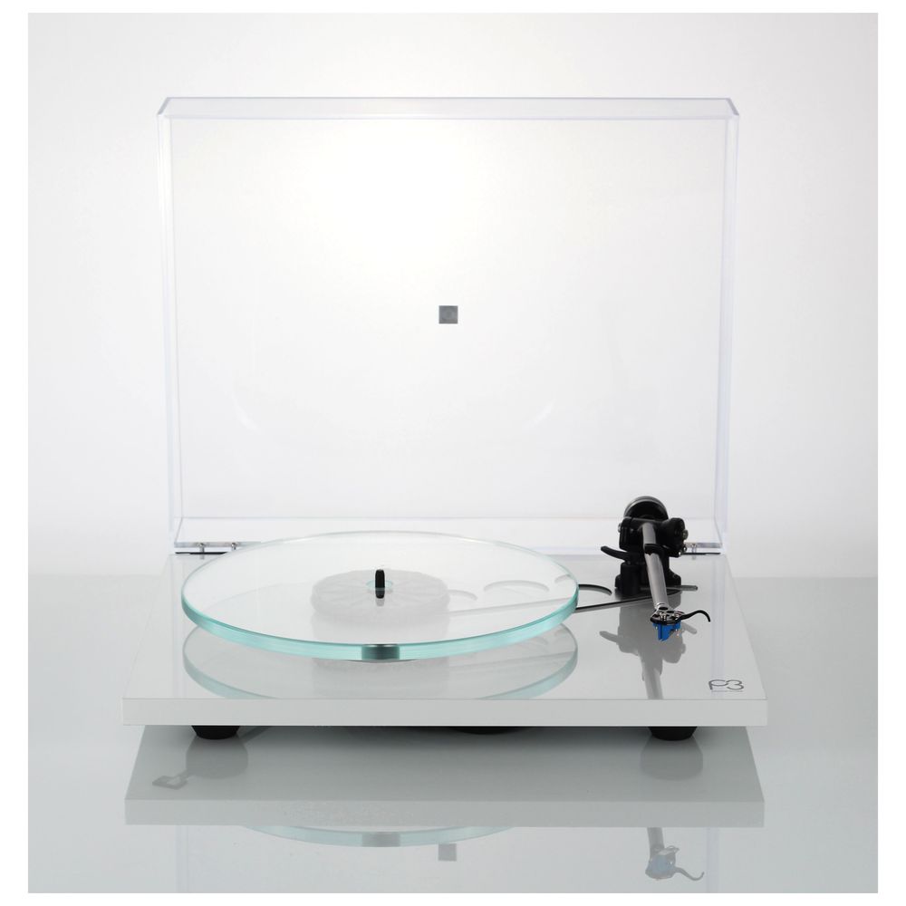 Rega Planar 3 Belt-Drive Turntable with Elys 2 Cartridge - Gloss White