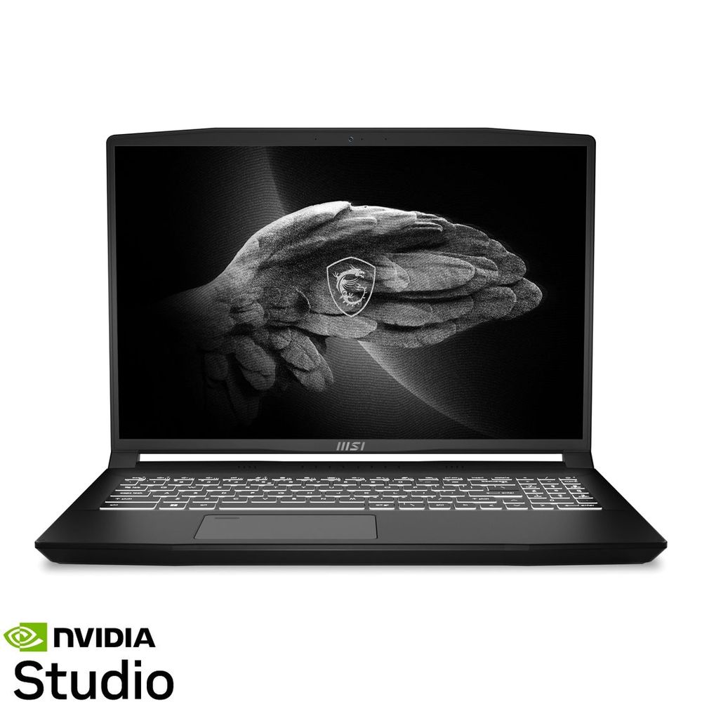 MSI Creator M16 A12UC Laptop Intel Core i7-12700H/16GB/512GB SSD/NVIDIA GeForce RTX 3050 4GB/16-inch QHD+/60Hz/Windows 11 Home - Black (Arabic/English)