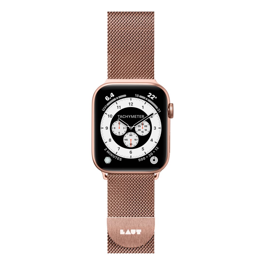 LAUT Steel Loop Band For Apple Watch 41/40/38Mm Rose Gold