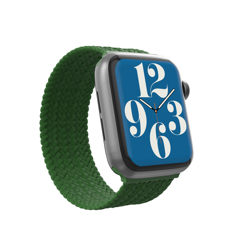 Gear4 Braided Bands for Apple Watch 41/40/38mm - Small - Forest Green