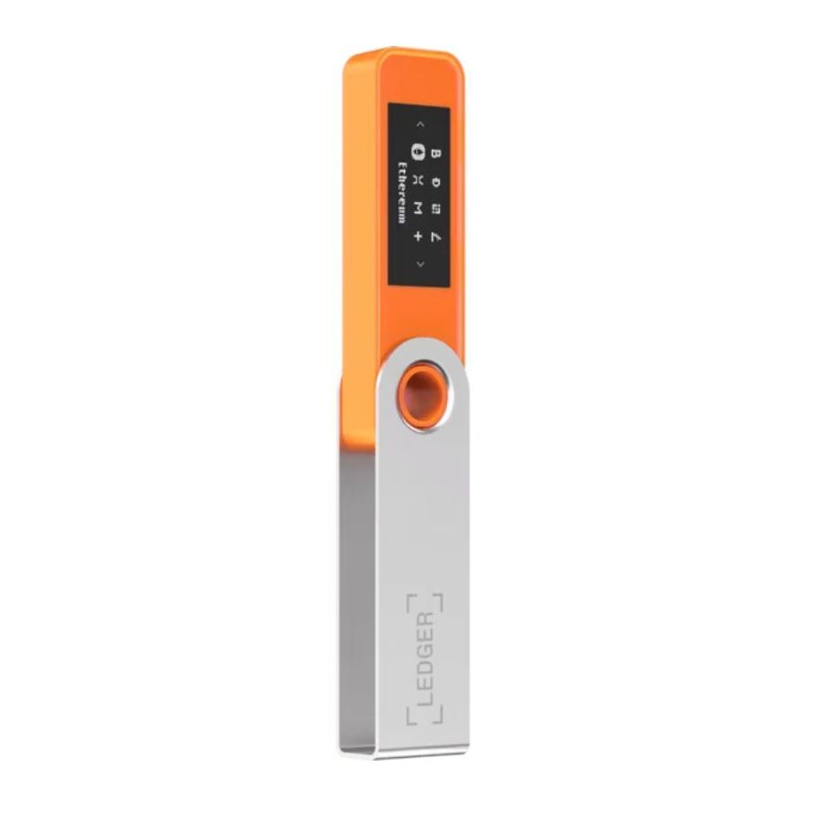 Ledger Nano S Plus Crypto Hardware Wallet - Orange