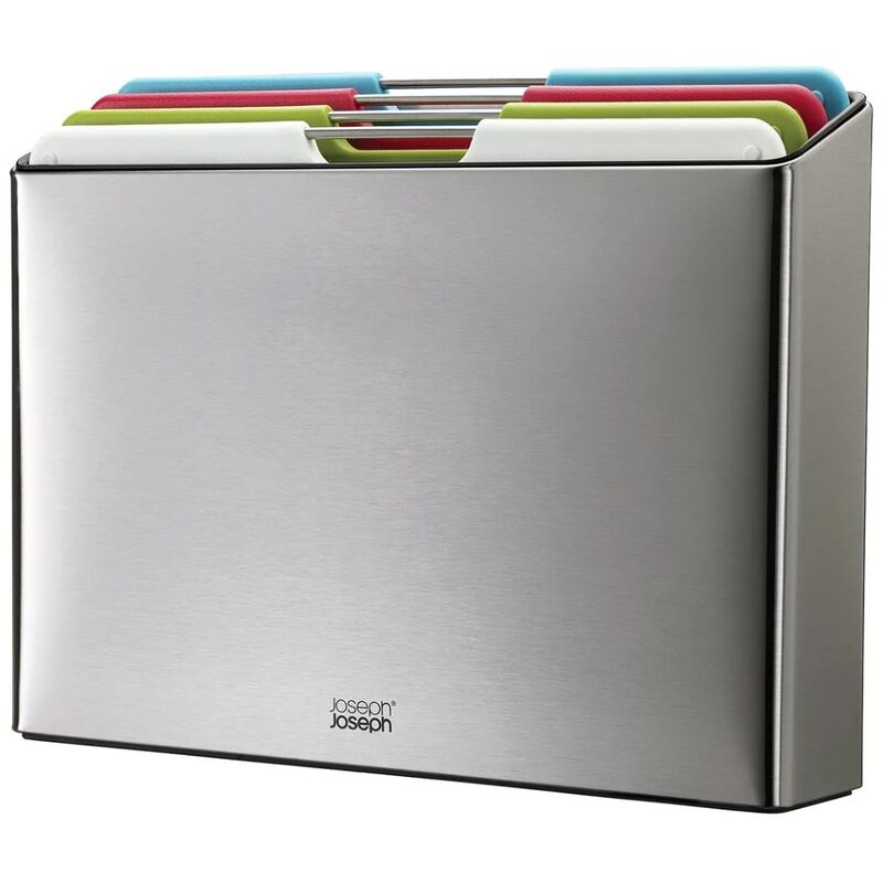 Joseph Joseph Folio Plus Chopping Board+Knives Silver Joseph Joseph Folio Plus Chopping Board+Knives Silver