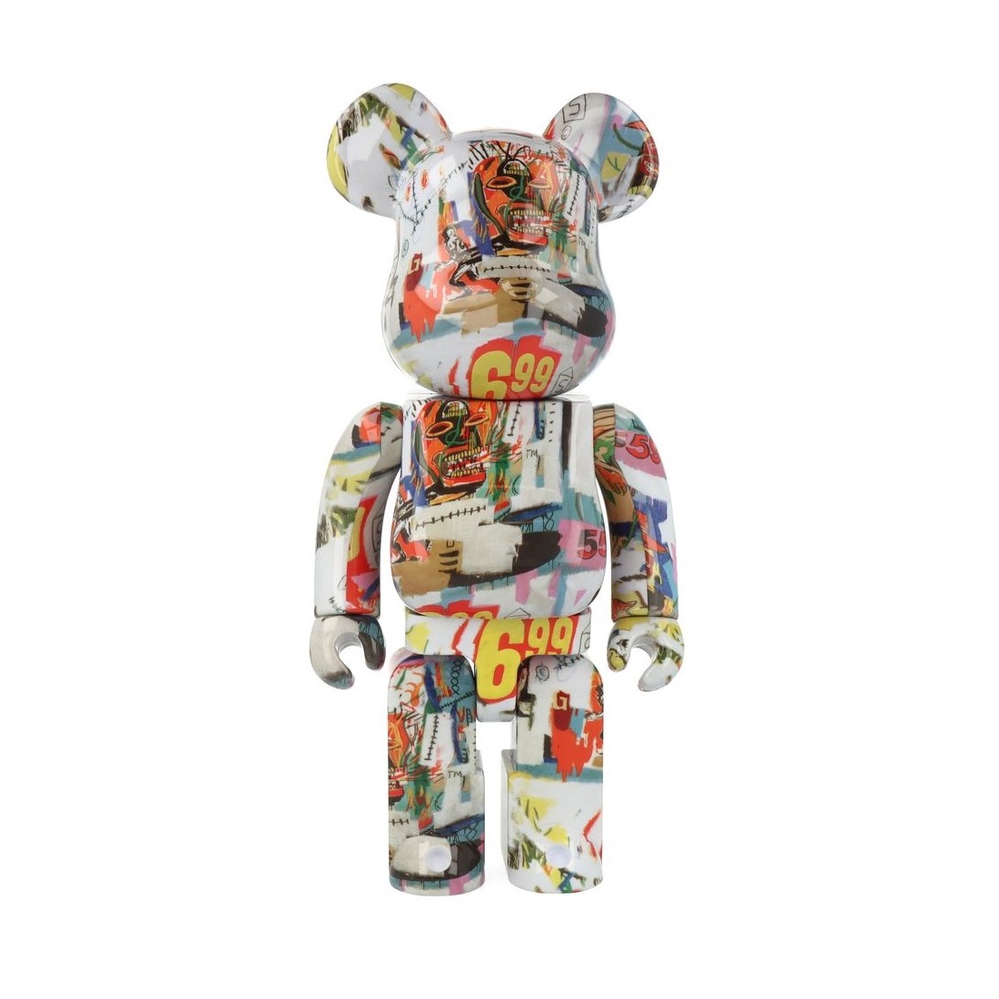 Bearbrick Andy Warhol X JM Basquiat No.4 1000% Figure (70cm)