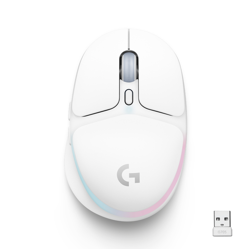 Logitech G 910-006368 G705 Wireless Gaming Mouse - Off White