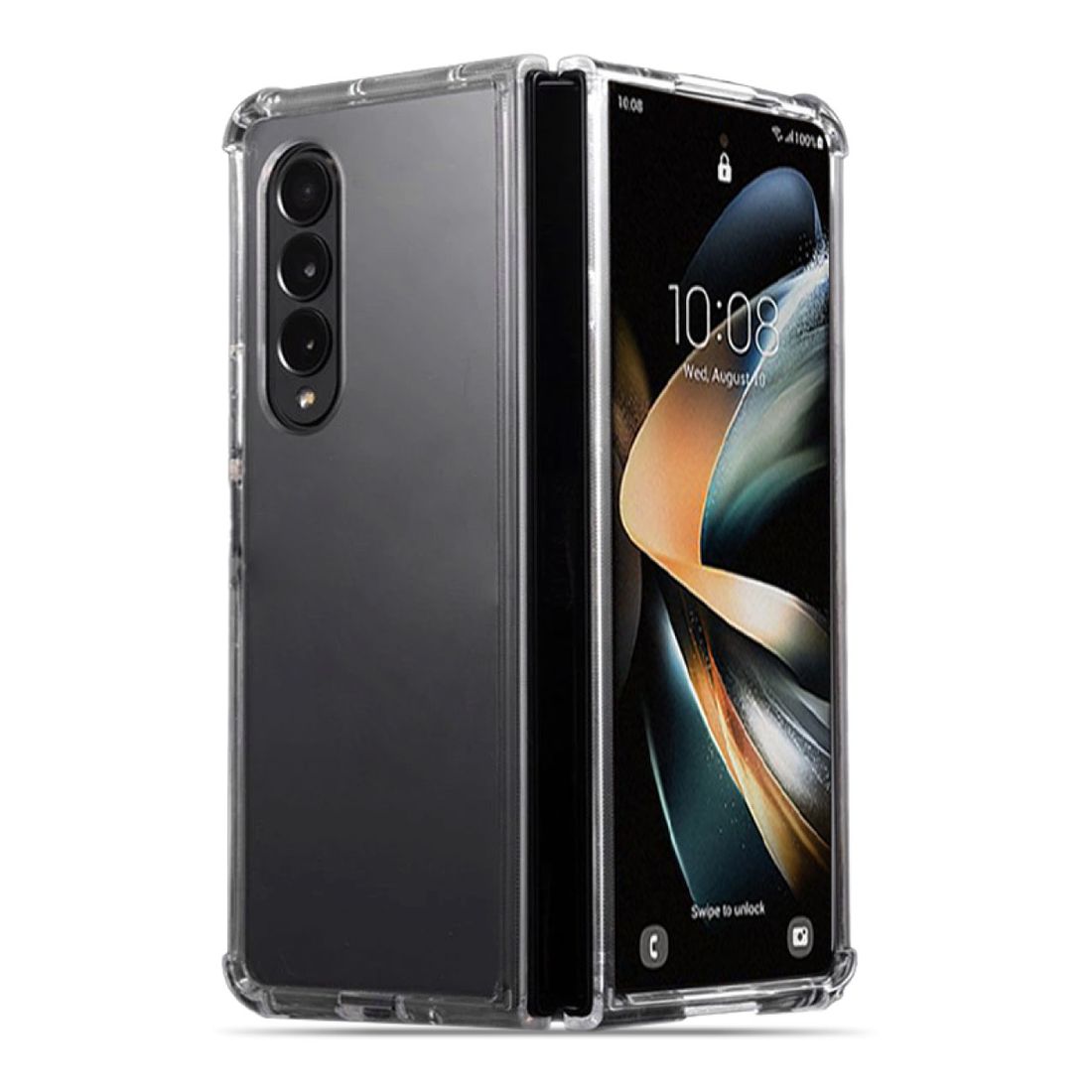 HYPHEN Clear Drop Protection Case for Samsung Galaxy Z Fold 4 - Transparent