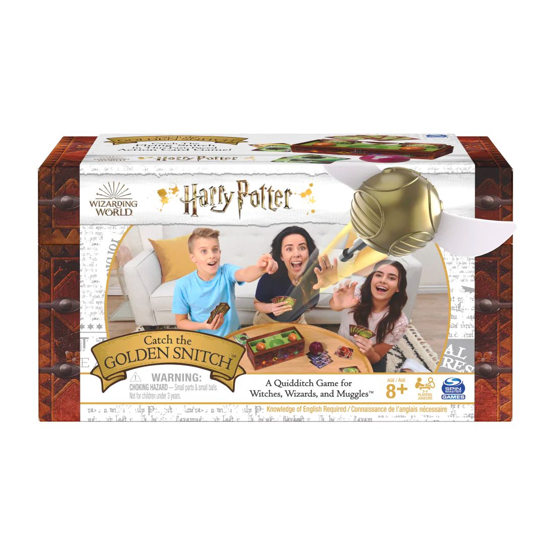 Spin Master Game Harry Potter Catch the Snitch Quidditch Board Game