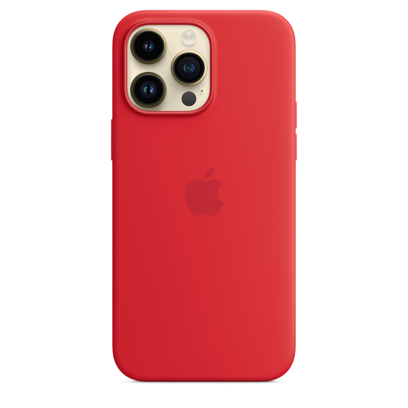 Apple Silcone Case with MagSafe for iPhone 14 Pro Max - (Product)Red