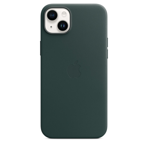 Apple Leather Case with MagSafe for iPhone 14 Plus - Forest Green