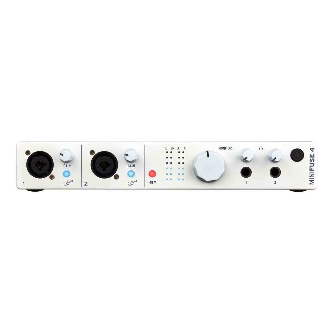 Arturia MiniFuse 4 Versatile Desktop Audio Interface - White