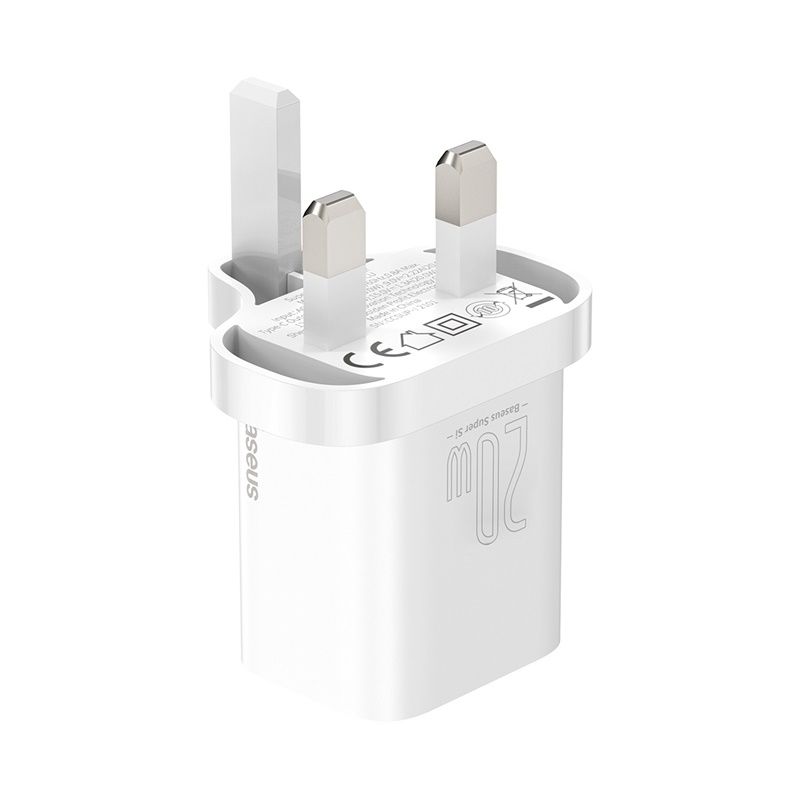 Baseus Super Si Quick Charger 1C 20W UK - White