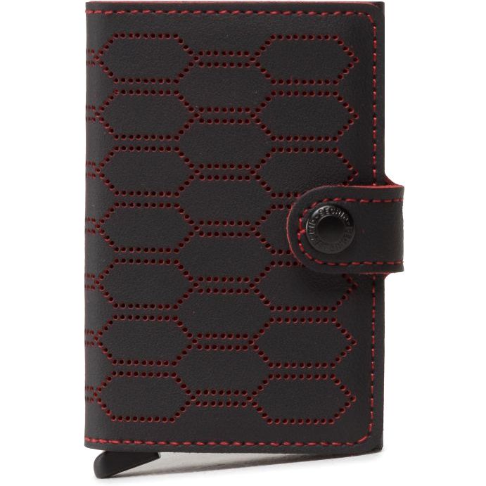 Secrid Miniwallet - Fuel Leather - Black/Red