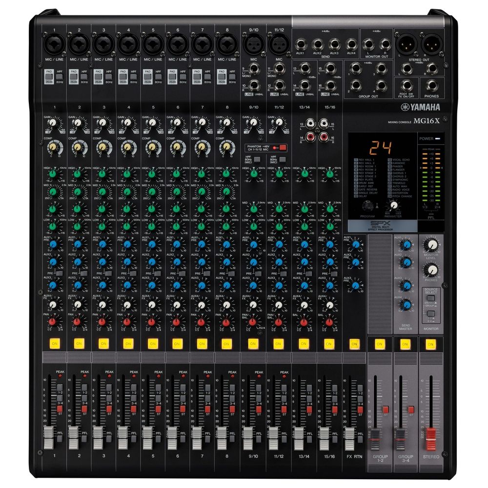 Yamaha MG16XCV 16-Channel Stereo Mixer